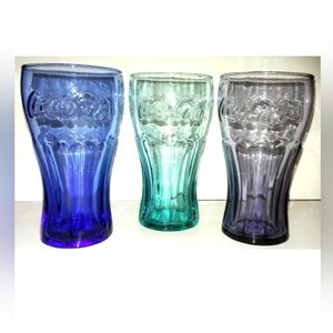 Set of 3 Coca Cola glasses